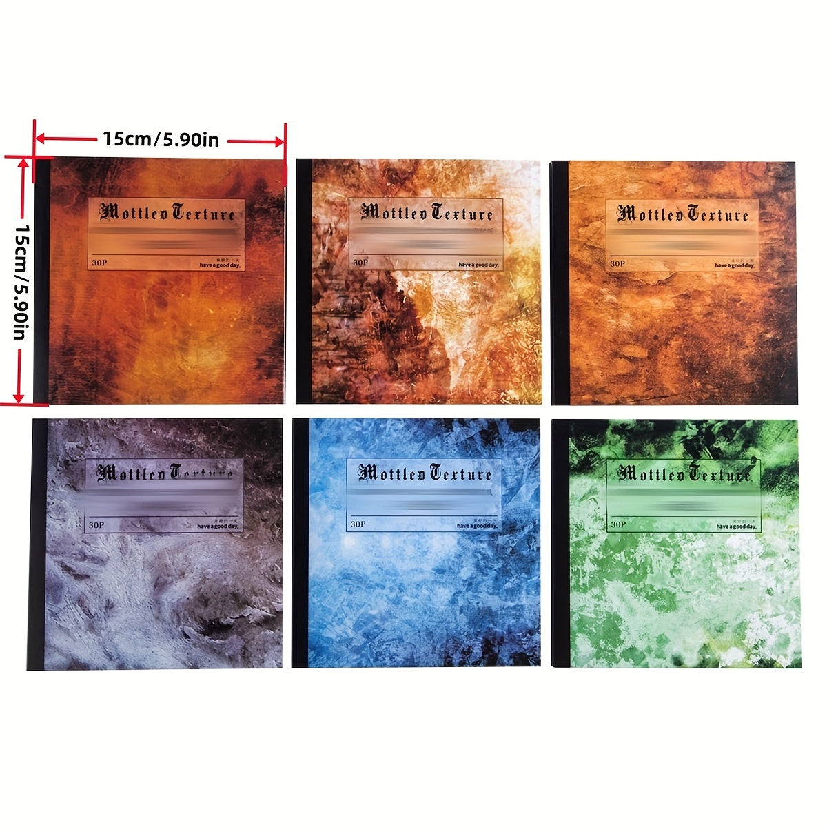 30pcs Retro Texture Hand Account Paper Pack