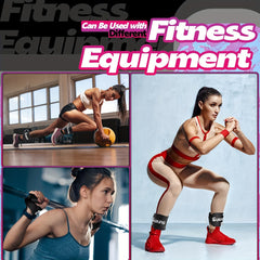 Ankle/Wrist Strap Set for Cable Machine Workouts