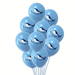 10pcs Whale Decoration Balloons for Ocean Party