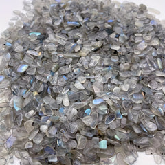 Natural Labradorite Chips Crystal Crushed Stones Healing Quartz