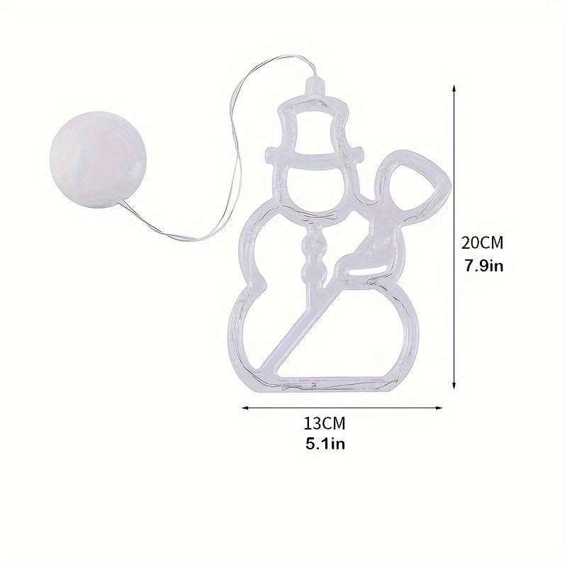 LED Christmas Lights Window Suction Cup Chandeliers