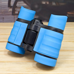 4X30 Small Outdoor Observation Telescope Colorful Rubber Handle Toy Binoculars