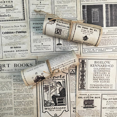 10pcs Vintage Newspaper Scrapbook Papers DIY Crafts