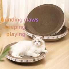 Durable Cat Scratching Pad Bowl Shape Corrugated Paper Cat Scratcher Toy