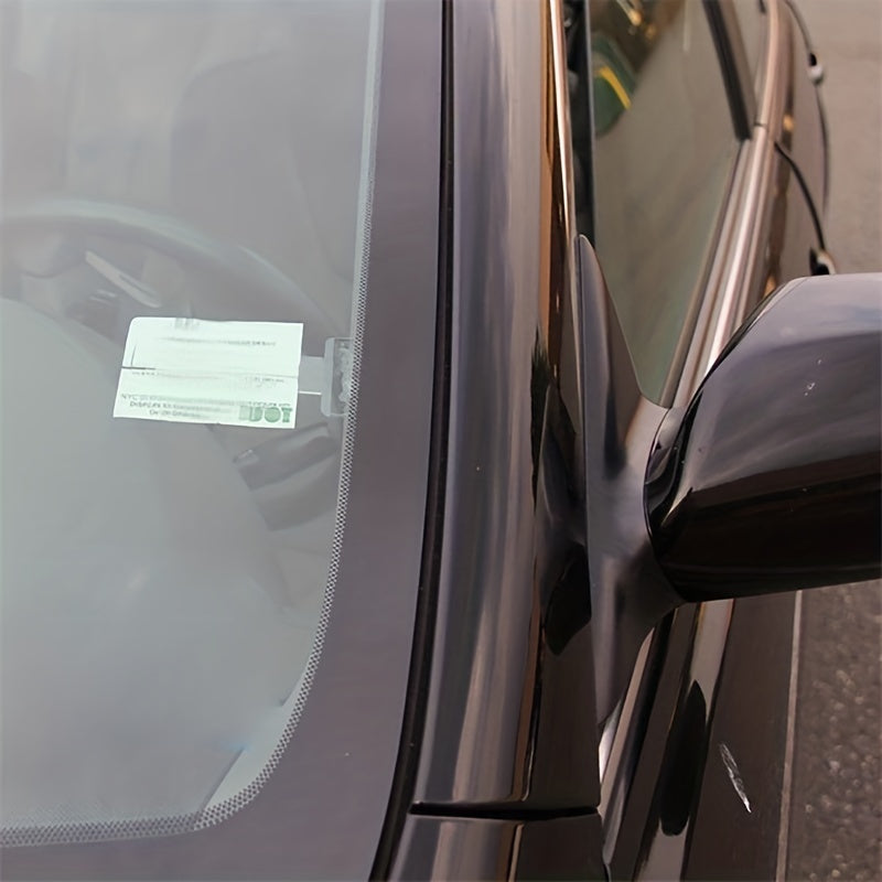 5pcs Car Parking Ticket Clip Auto Fastener Organizer