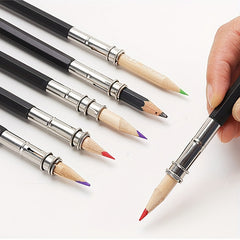 Adjustable Dual Head Pencil Extender Holder for Art Writing Tool Gift