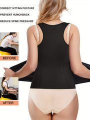 Waist Trainer Tank Top Tummy Control Slimmer Open Bust Top