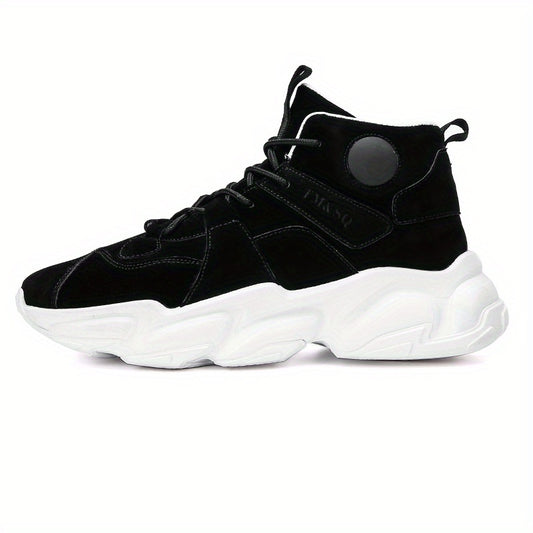 Men's Lace-up High Top Sneakers Casual Walking Shoes