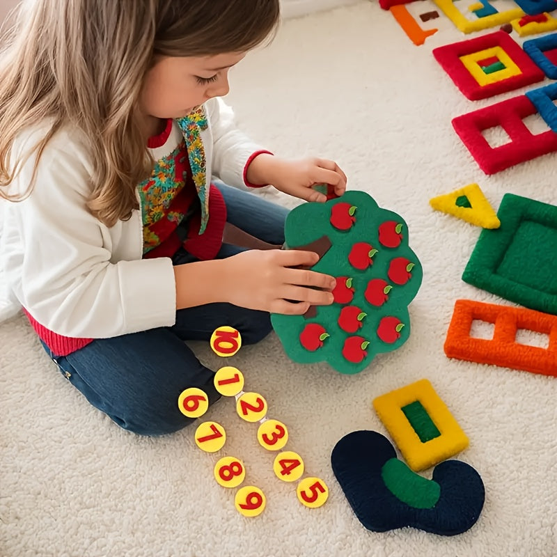 Felt Learning Board Children's Busy Board DIY Puzzle Toy