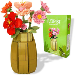 Flowers Bouquet Building Set for Adults