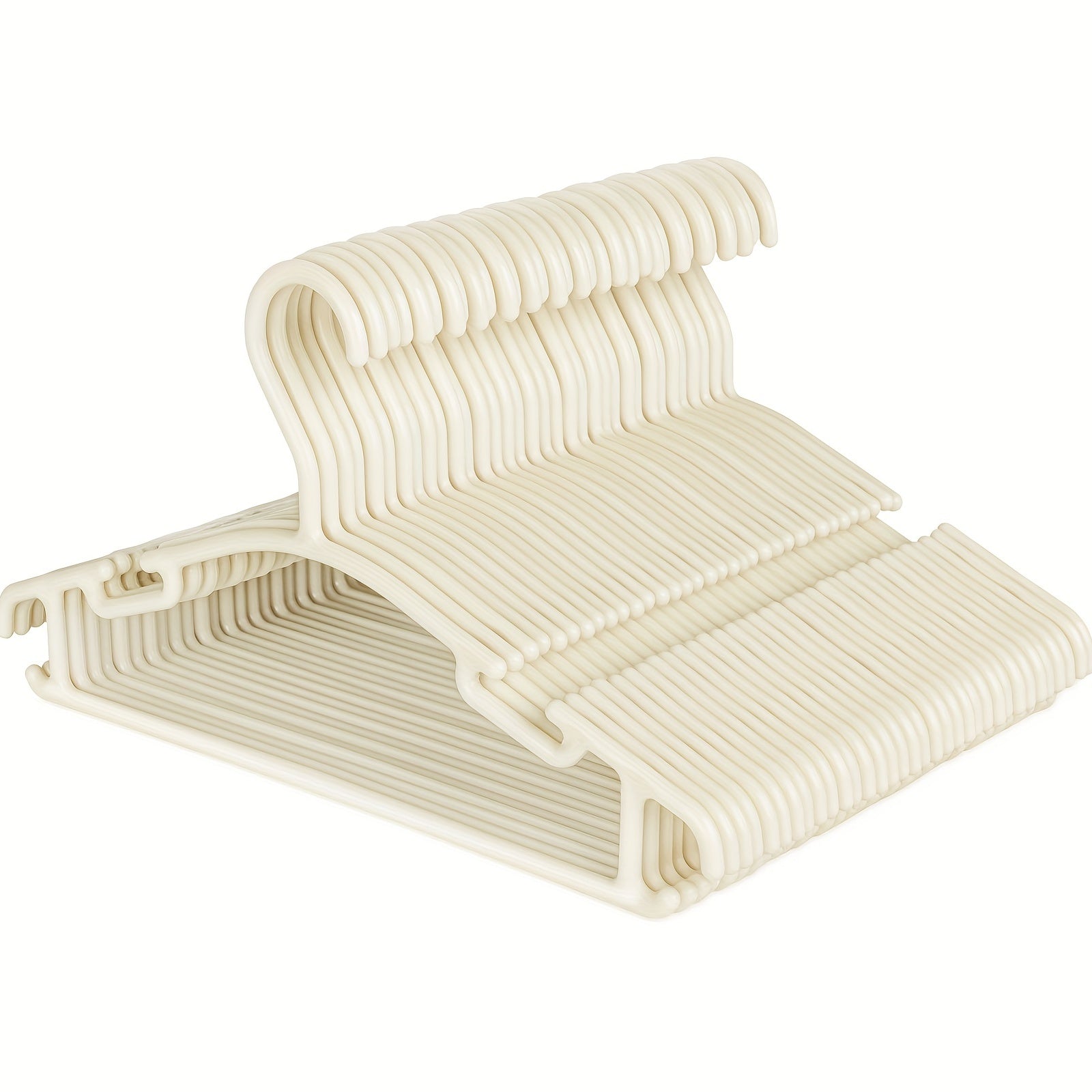 12pcs Beige Baby Hanger for Clothing Stores