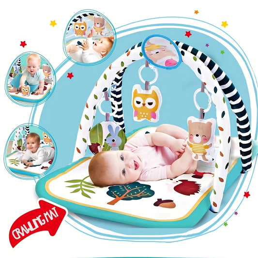 Cartoon Baby Gym Play Mat for Newborns & Toddlers