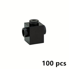 100pcs 1x1 Thick 2 Sided Brick Building Blocks Compatible with 47905
