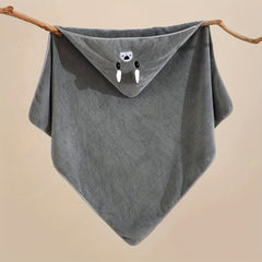 Soft Baby Bath Towel With Hood for Newborns