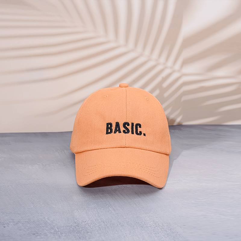 Embroidered Letters Baseball Cap Sun Hat Outdoor Sunshade