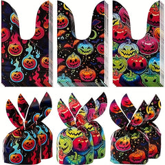 30pcs Halloween Candy Bags Trick Or Treat Bunny Shaped Pumpkins