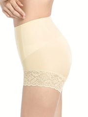 Lace Stitching Shaping Panties Tummy Control Compression Panties