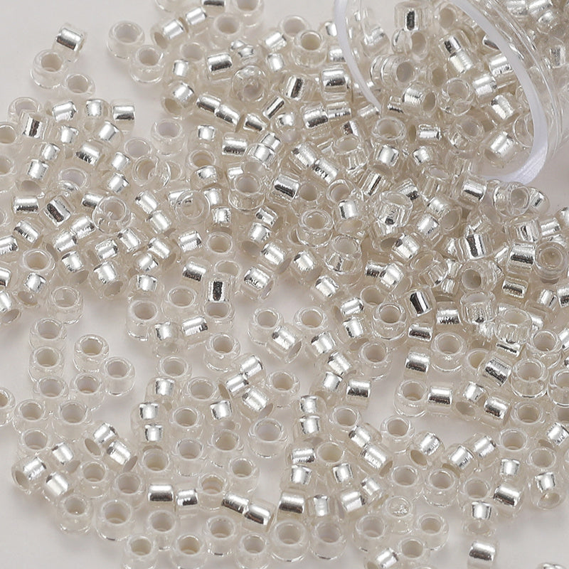 1080Pcs 2.5mm Colorful Glass Beads for DIY Bracelet Necklace Crafts
