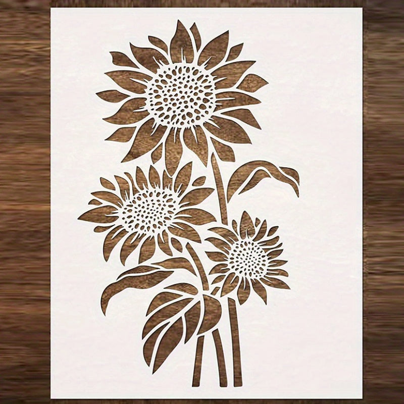 Sunflower Modeling Painting Template 1pc