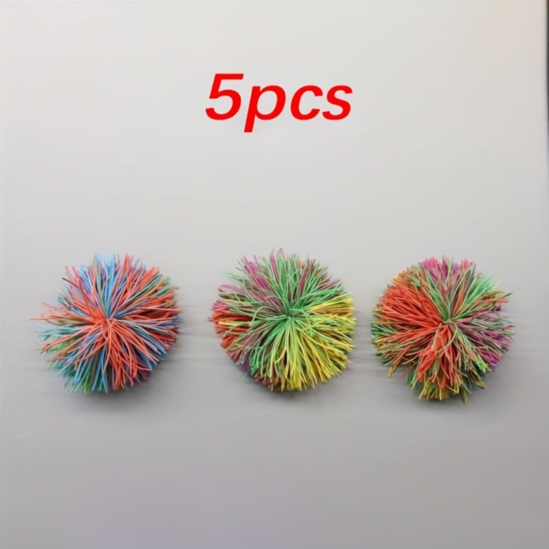 Colorful Sensory Play Balls Soft Bouncy & Elastic Plastic Balls