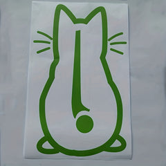 Cat Pattern Wiper Sticker for Rear Window