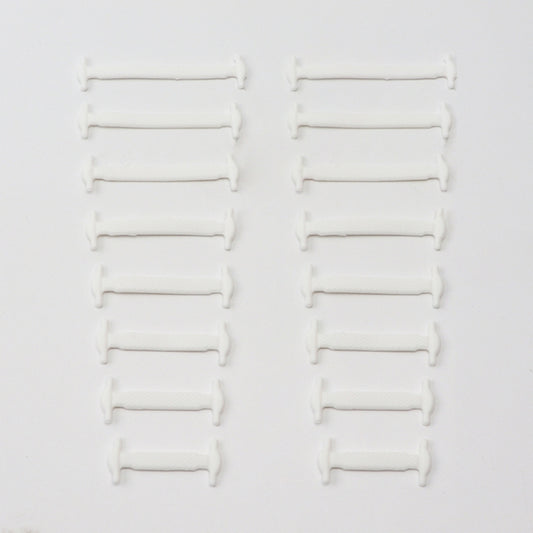 Silicone Tieless Lazy Shoe Laces Waterproof I-shaped Shoe Laces
