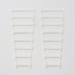 Silicone Tieless Lazy Shoe Laces Waterproof I-shaped Shoe Laces
