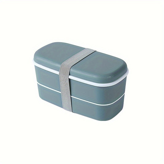 Solid Lunch Box With Chopsticks Suitable For Office Travel Camping