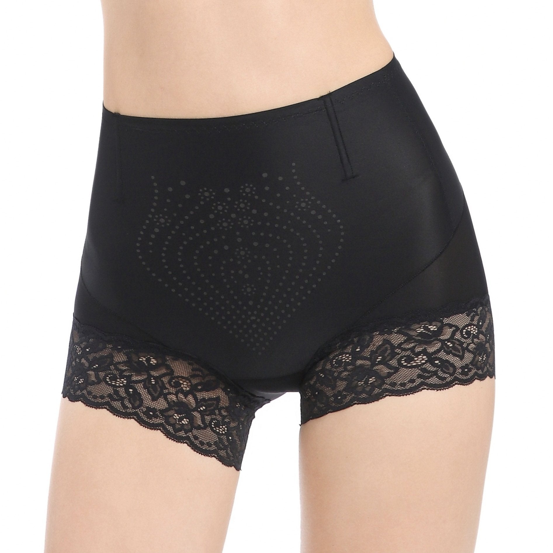 Lace Stitching Shaping Panties Tummy Control Compression Panties