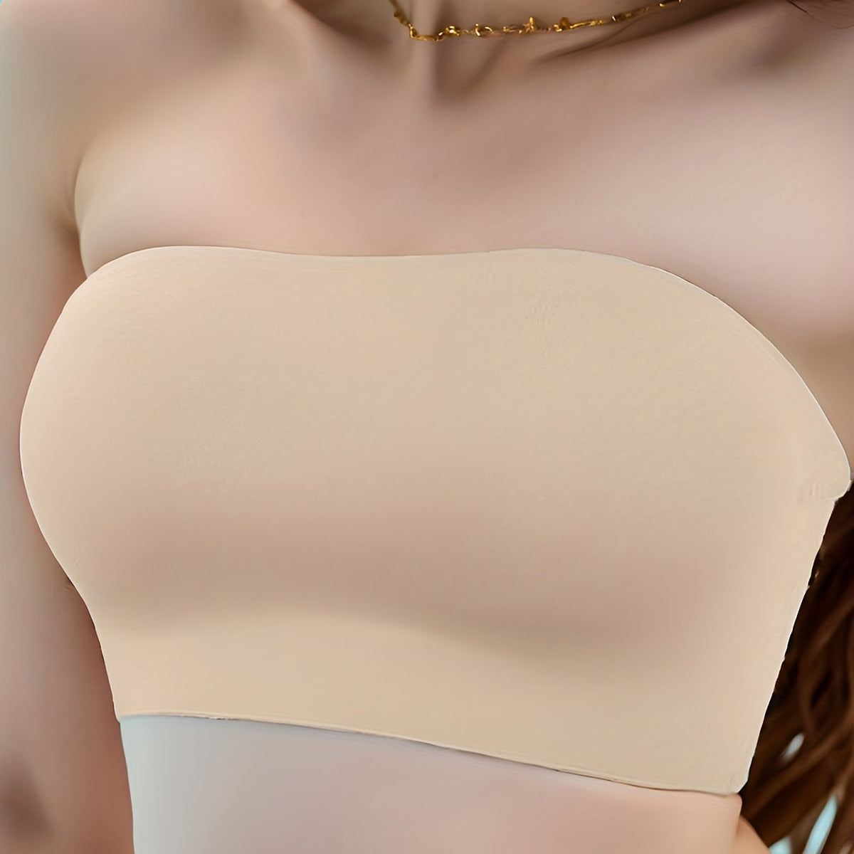 Seamless Bandeau Bra Soft & Stretchy Strapless Women's Lingerie