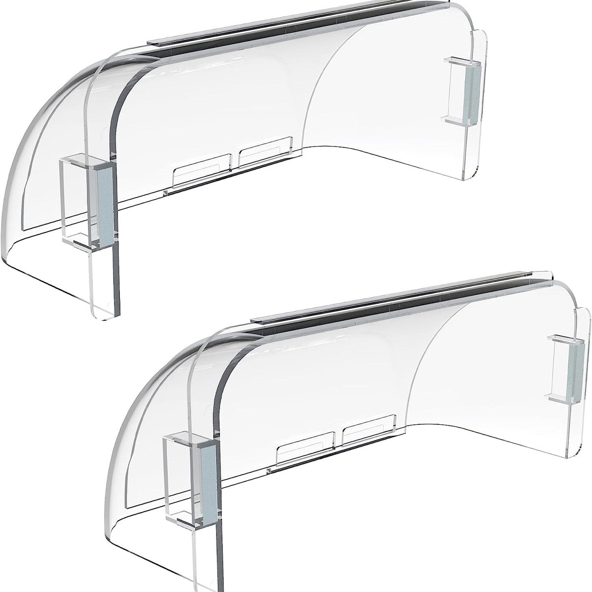 2 3pcs Adjustable Magnetic Heat And Air Deflector For Vents Sidewall