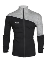 Men's Splicing Contrast Zipper Sports Jacket