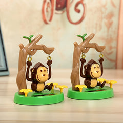 Swing Monkey Solar Car Decoration Animal Figure Head Shaking No Electri