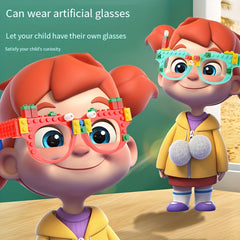 DIY Building Blocks Glasses for Kids Educational Toy
