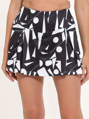 Geometric Graphic Sports Skort for Women Summer Tennis Golf Fitness