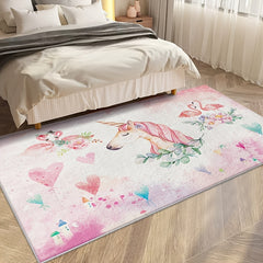 Cashmere Bedside Rug Bedroom Area Rug Anti-Moisture Carpet Floor Mat