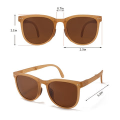 1pc Polarized UV Protection Folding Ladies Sunglasses