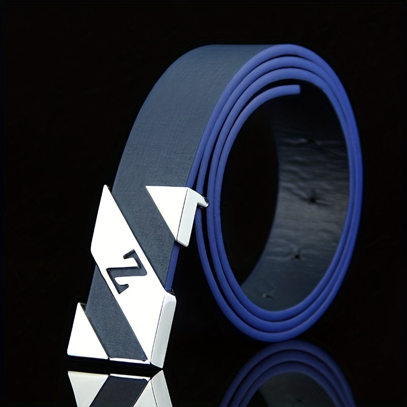 Men's Smooth Buckle Pant Belt