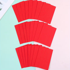 24pcs Red Glitter Golden Envelope Set