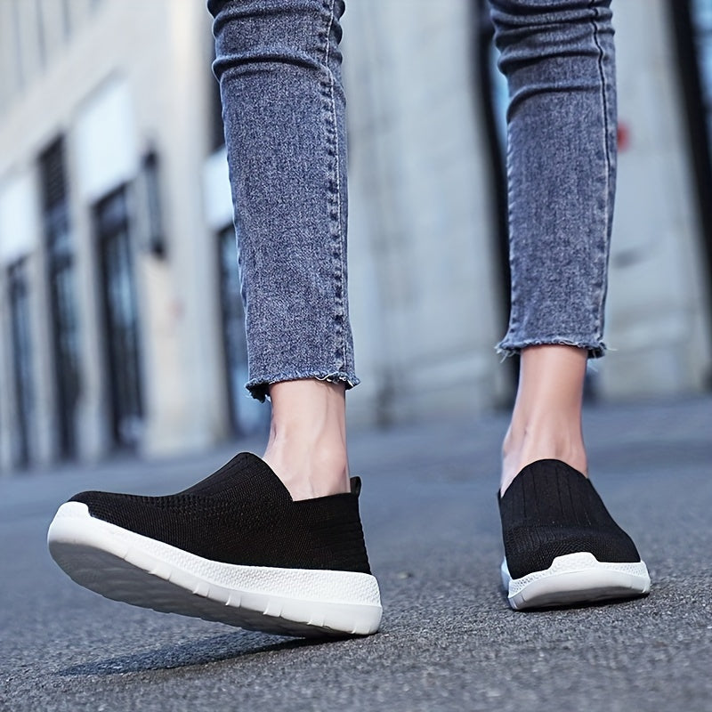 Women's Lightweight Walking Shoes Slip on Mesh Sneakers