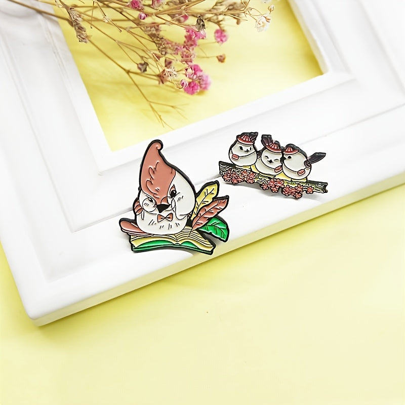 Bird Zinc Alloy Pin for Men