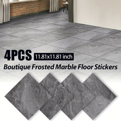 Marble Pattern Floor Stickers Set - Waterproof & Non-slip
