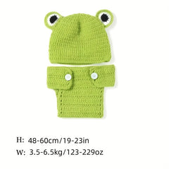 Hand Woven Frog Prince Costume Suit for Photography