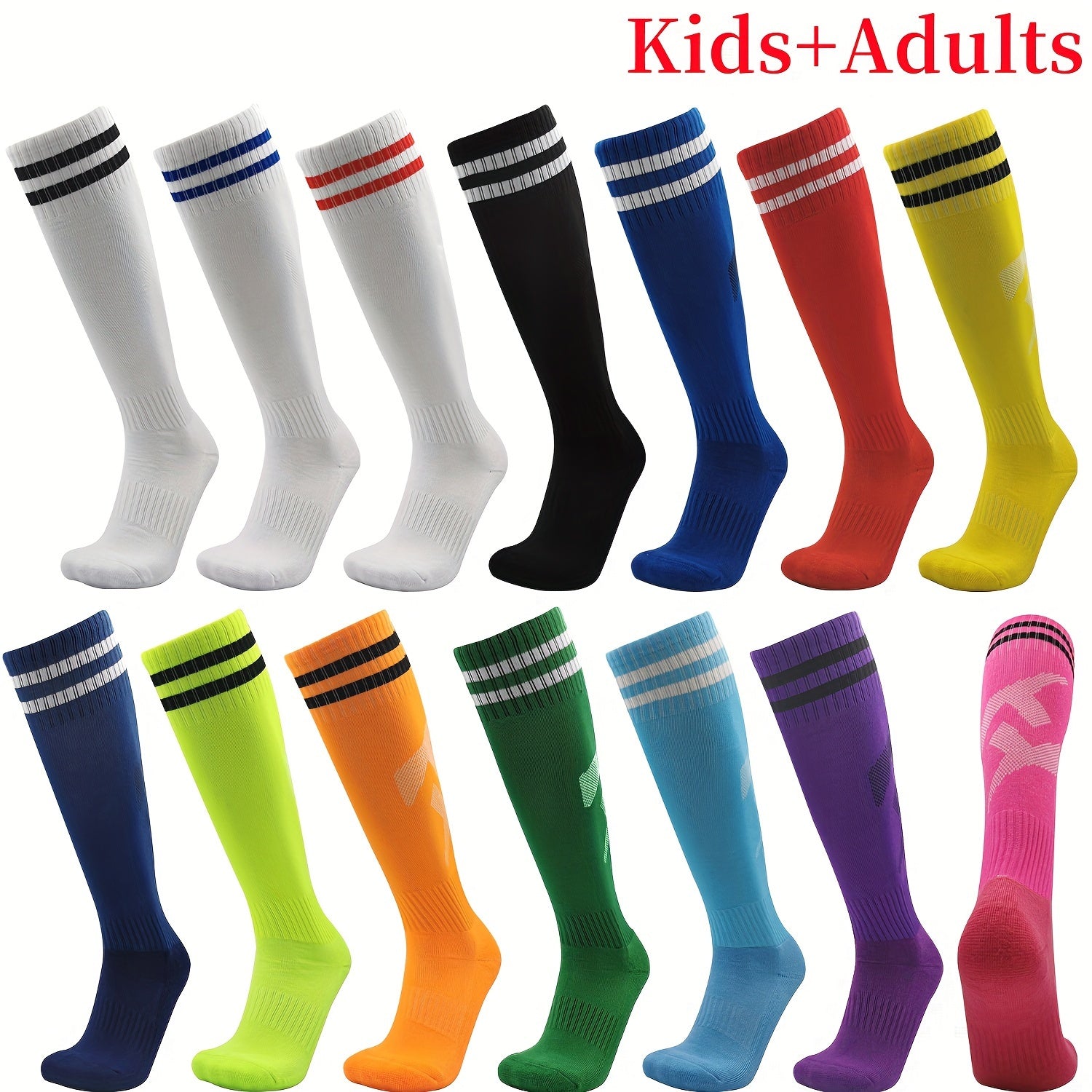 Men's Pro Breathable Thigh Football Socks