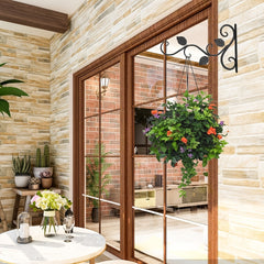 2 Pack Hanging Plant Bracket Wall Hook 12" Wall Mount Plant Hangers