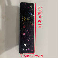 Colorful Star Shoulder Protector Adds Comfort And Style To Car Seat Belt