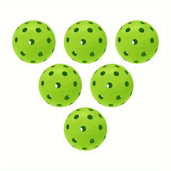 6pcs Outdoor Pickleballs High Bouncy & Durable