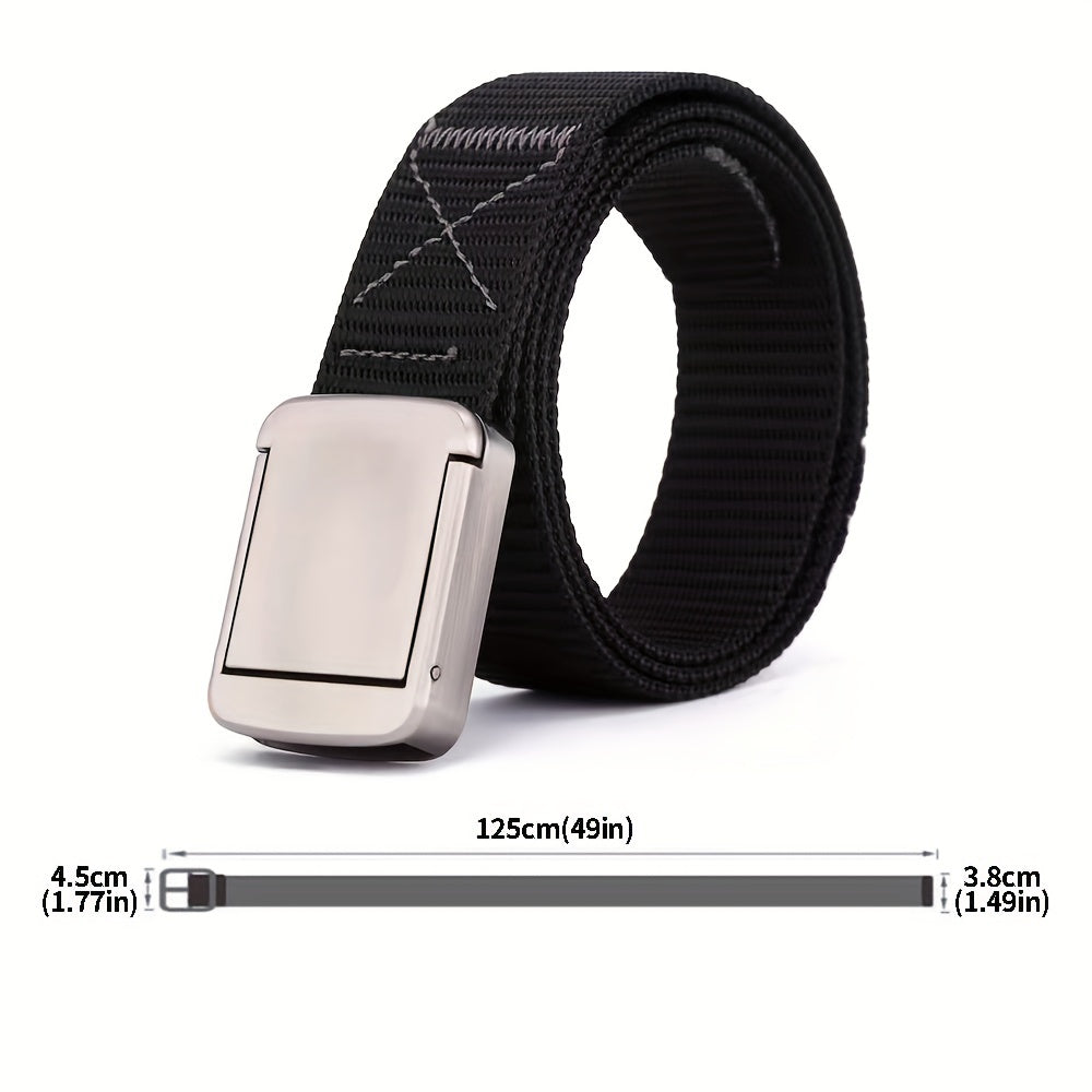 Men's Outdoor Work Belt with Beer Opener Buckle