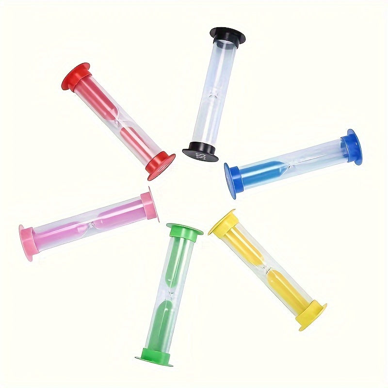 Colorful Sand Timers 3pcs - 1 minute - Home Classroom Office