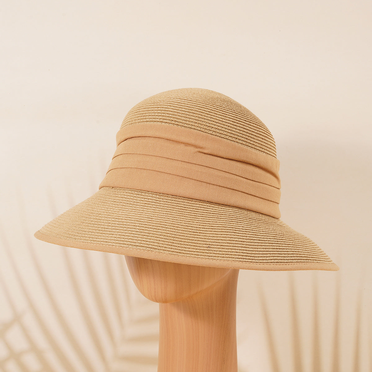 Foldable Bucket Hat Wide Brim Sun Visor Straw Hats Women Beach Fisherman Cap